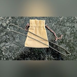 David Yurman Chain link necklace. 22 inches.